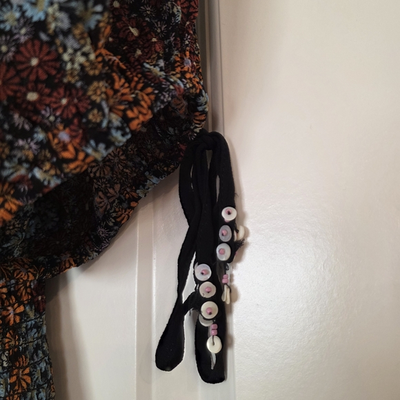 Free PeopleFloral Puff Sleeve Top - Picture 7 of 7